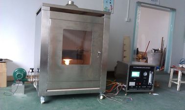 Equipo de prueba de fuego de la estructura de acero, horno incombustible de la prueba de muestra de la capa