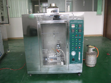 Equipo de prueba horizontal plástico de la velocidad de combustión del probador de la inflamabilidad de la UL 94 ASTM D 635