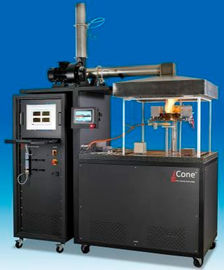 producción del humo del lanzamiento de calor del equipo de prueba de la inflamabilidad 380V ISO 5660 y tarifa de la pérdida de la masa