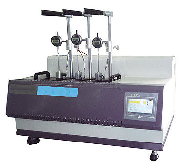Equipo de prueba del plástico de la prueba de la temperatura de desviación de calor  ISO 306