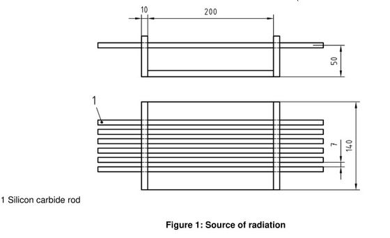Equipo de prueba del fuego del probador de la exposición de calor de la radiación de la ropa protectora del EN ISO 6942