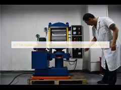 Vulcanizador plano de 25T para prensar diversos productos moldeados 350×350 mm