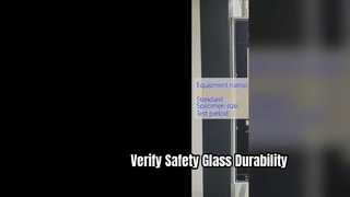 Cámara de prueba de durabilidad de vidrio laminado de seguridad