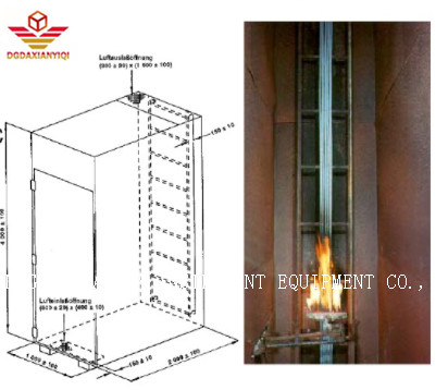 Los alambres del paquete telegrafían el lanzamiento Rate Test Machine IEC60332-3-10 de la combustión y de calor