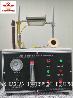 Transferencia de calor EN367 del contacto del equipo de prueba del fuego de la ropa protectora ISO9151