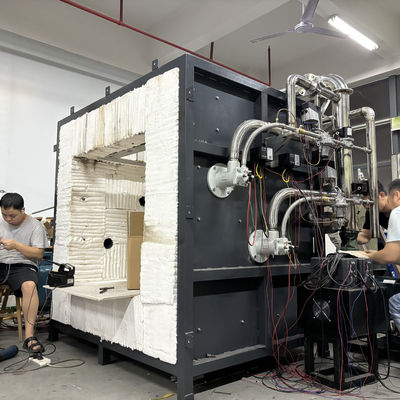 Horno de ensayo de revestimiento a prueba de estructura de acero