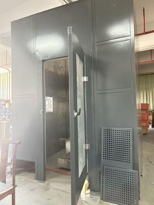 Equipo de prueba de llama para bandejas verticales de cable agrupado UL1685 20kW Cámara de 2438 mm IEEE 1202