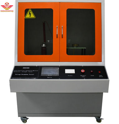 50KV probador de la avería del voltaje del IEC 60243 ASTM D149, máquina de prueba material sólida del voltaje de Withstand de Isulation