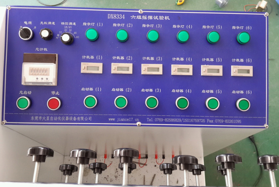 DX8334 Máquina de ensayo de oscilación de seis grupos