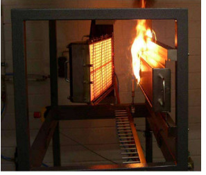 Máquina de prueba de propagación de la llama Evalúa el rendimiento ignífugo de los materiales