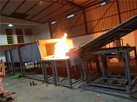 Materiales de techado Resistencia al fuego Performance Flame Retardant Performance Testing Machine Para células fotovoltaicas