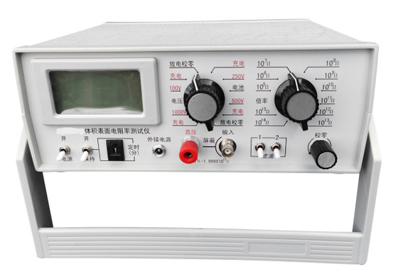 Máquina de ensayo de resistencia de superficie de la resistencia de volumen del material aislante, que mide la resistencia de aislamiento