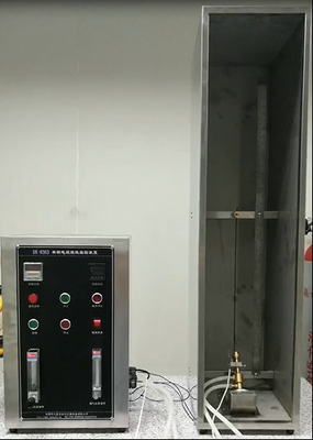 Máquina de ensayo de combustión vertical de cables y cables simples para realizar ensayos verticales de propagación lenta de la llama