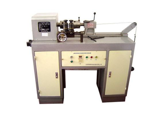 Máquina de ensayo de torsión por enrollamiento de alambre para realizar ensayos de torsión y enrollamiento en varillas de cobre, varillas de aluminio