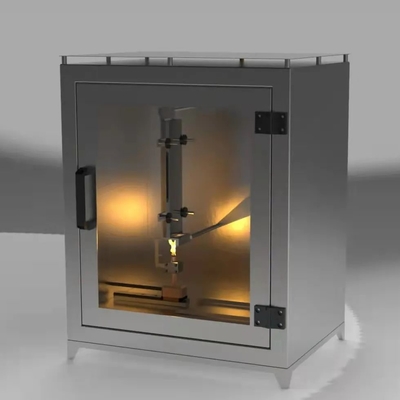 Máquina de ensayo de inflamabilidad vertical Determinación del rendimiento de combustión de los materiales no metálicos