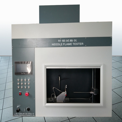Máquina de ensayo de la llama de la aguja Comprobador de la llama para componentes Partes y conjuntos de electrodomésticos