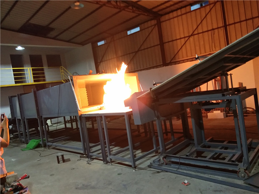 Equipo de prueba de incendio para materiales de construcción