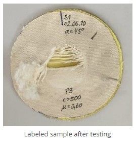 Máquina de ensayo de resistencia a la abrasión EN17092-1