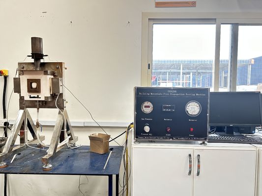 BS476-7 Materiales de construcción Equipo de ensayo de laboratorio Aparatos de ensayo de propagación de la llama en la superficie Máquina de inflamabilidad