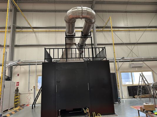 EN 13823 Máquina de ensayo de incendio de laboratorio SBI para artículos de combustión única