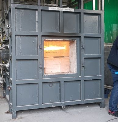 ISO834-1 Estructura de acero de vidrio a prueba de fuego Revestimiento a prueba de fuego