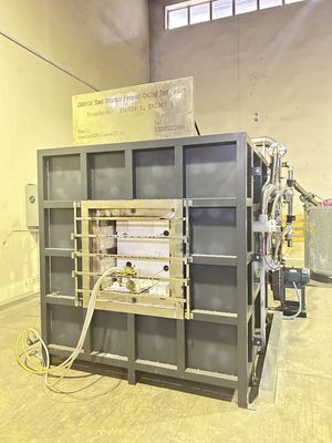 ISO834-1 Estructura de acero de vidrio a prueba de fuego Revestimiento a prueba de fuego
