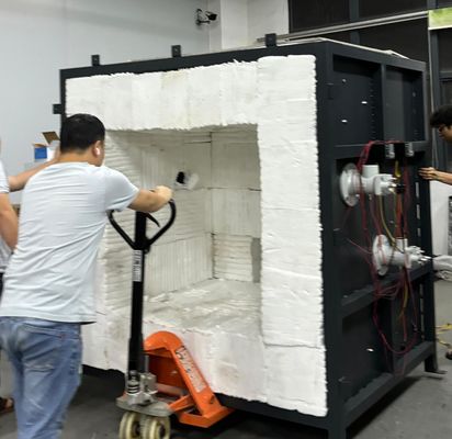 Estructura de acero Horno de ensayo de muestras a prueba de resistencia al fuego