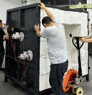 Estructura de acero Horno de ensayo de muestras a prueba de resistencia al fuego