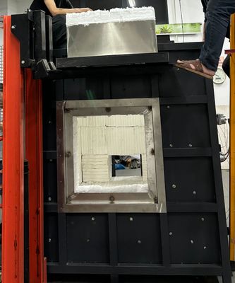 Horno de prueba de muestras ignífugas para estructuras de acero, resistencia a altas temperaturas por debajo de 1300 °C