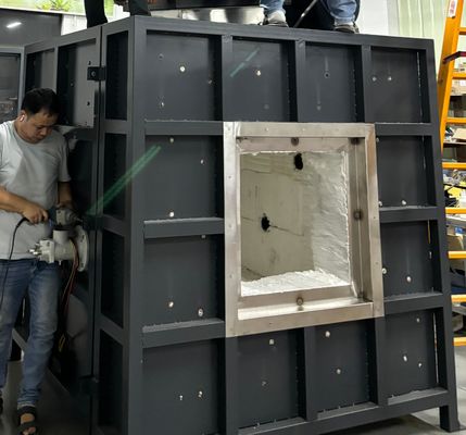 Horno de prueba de revestimiento ignífugo para estructuras de acero con temperatura de operación de 1300C y diámetro de alambre de 2.0 mm