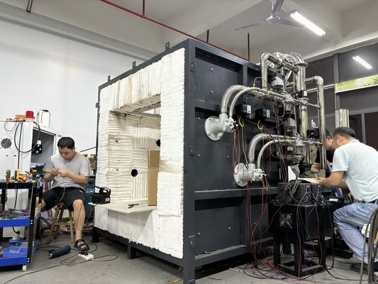 Horno de prueba de revestimiento ignífugo para estructuras de acero DX