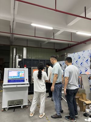 Horno de ensayo de revestimiento a prueba de estructura de acero