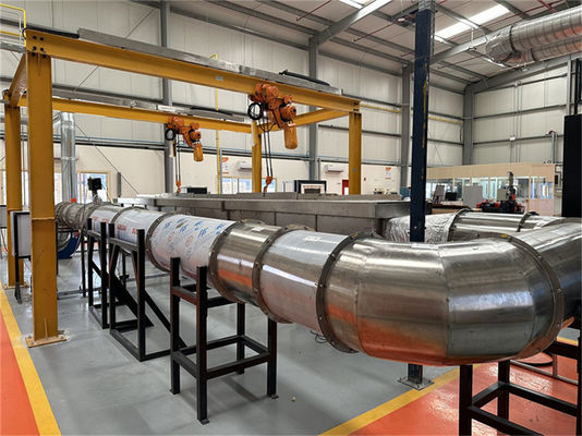 Máquina de ensayo de fuego de túnel ASTME84, gas metano, compresor de aire, laboratorio, clase de protección IP57