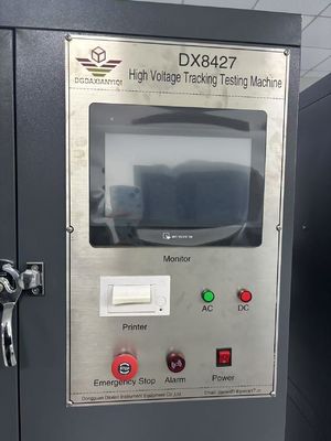 Máquina de prueba de rastreo de fugas de alto voltaje para materiales de aislamiento eléctrico de caucho
