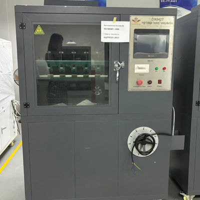 Pruebas de plástico Máquina de prueba de corrosión de resistencia a las huellas eléctricas con voltaje de prueba ajustable sin pasos 100V-6000V