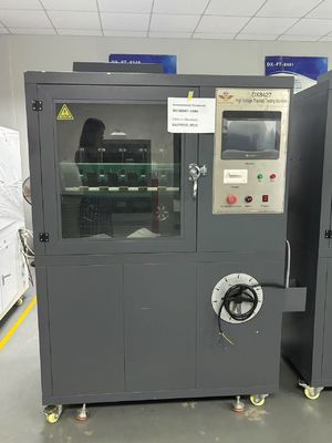 Pruebas de plástico Máquina de prueba de corrosión de resistencia a las huellas eléctricas con voltaje de prueba ajustable sin pasos 100V-6000V