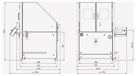 Aparato de ensayo de abrasión de protección para motocicletas de la máquina de Darmstadt EN17092-1