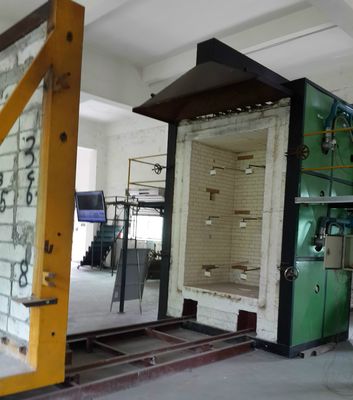 Norma ISO834 Materiales de construcción Pruebas verticales de fuego Equipo de ensayo de laboratorio de horno