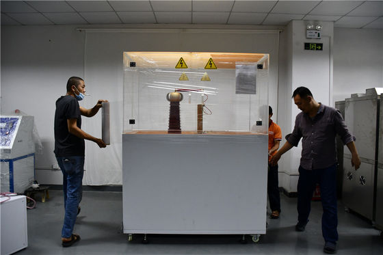 Equipo de prueba de resistencia eléctrica de materiales aislantes 100KV IEC 60243, máquina de prueba de laboratorio