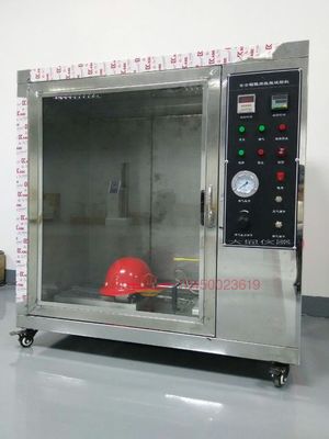 Helmet flame retardant performance test device