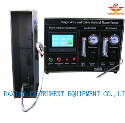 Equipo de ensayo de alambre ASTM D 6096-21 DX8363 Prueba de llama vertical para cable único IEC 60332-1
