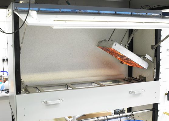 Equipo de ensayo de incendio de flujo de calor radiante de suelo ISO 9239-1