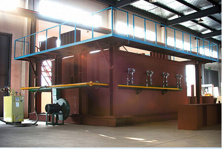 DX8364 Equipo de ensayo de resistencia al fuego de los componentes de los edificios Horno vertical y horno horizontal EN13381-8